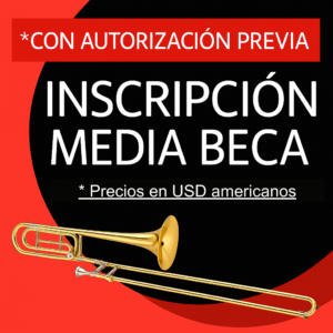 Inscripcion Media Beca (precios en USD estadounidenses)